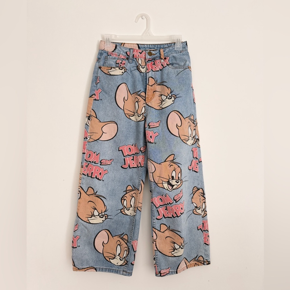 🧡| H&M Divided Y2K Tom and Jerry High Waist Jeans - Picture 2 of 5